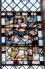 14th century stained glass detail