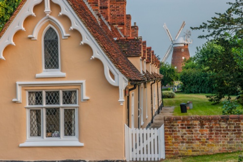 1714 almshouse and windmill