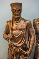 Sculpture of Quincey, Earl of Winchester, by James Westmacott