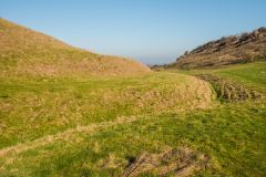looking north along the valley bottom