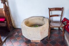 The original medieval font bowl