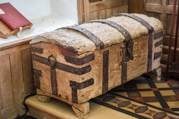 14th century iron-bound chest