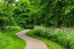 The start of the circular walk from Redhouse Farm