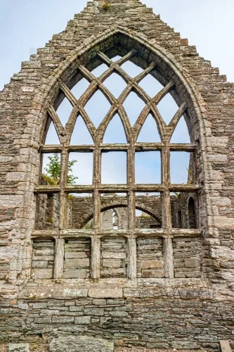 The ornate south window