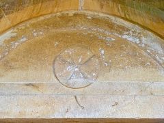 Medieval tympanum, south doorway arch