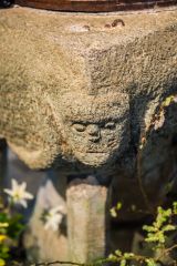 A grotesque face on the Norman font