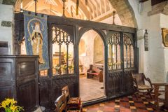The 15th century chancel screen