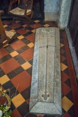 A late 13th century floriated grave slab