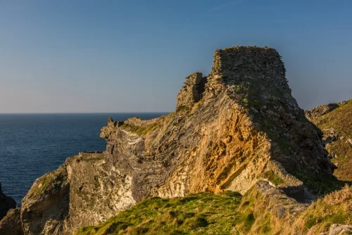 Ruins of the upper courtyard