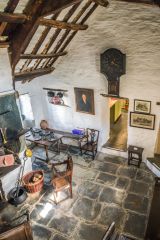 Looking down into the hall of the Old Post Office