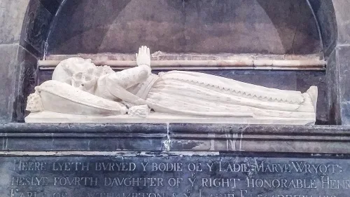 Lady Mary Wriothsley memorial
