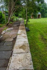 The old rail station platform