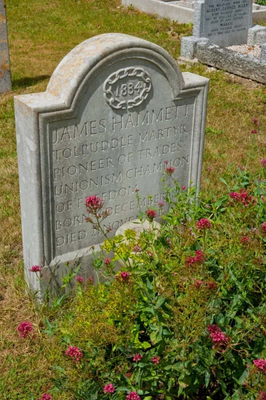 Grave of James Hammett, a Tolpuddle Martyr
