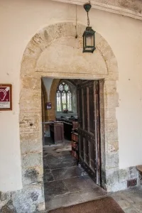 The 13th century doorway