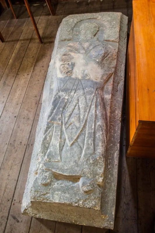 12th century effigy of Philip the priest