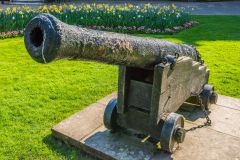 The castle is still defended today!