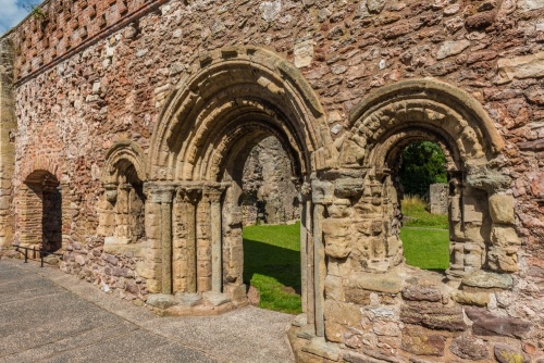 The abbey ruins