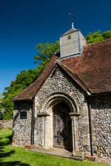 The south door and bellcote