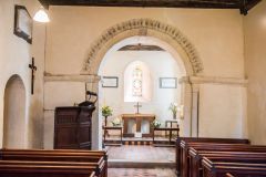 The Norman chancel arch