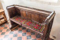 The 15th-century bench