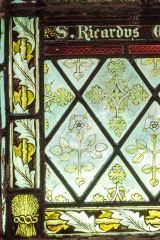 CE Kempe stained glass window detail