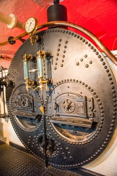 One of the Victorian boilers