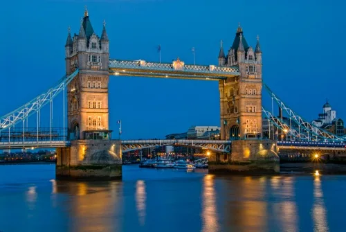Tower Bridge at night