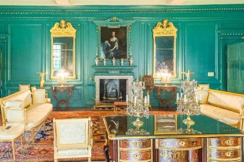 An elegant stateroom