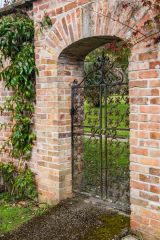 Wrought iron garden gates