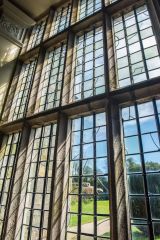 The superb Tudor window in the Great Hall