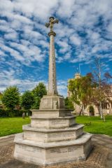 The town war memorial