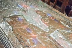 Brasses of Sir Thomas and Lady Margaret de Camoys