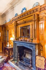 The fireplace in Mr Gibbs' Room