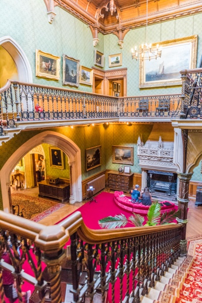 The staircase hall