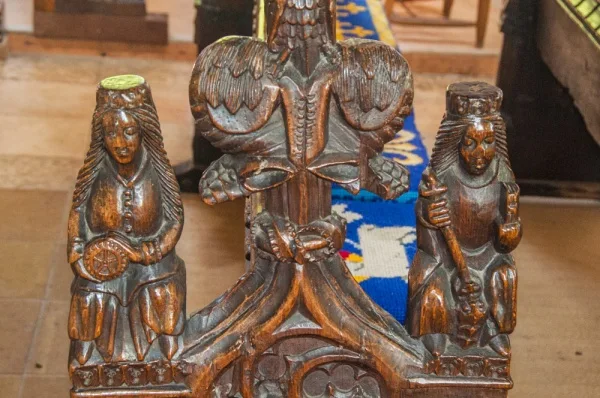 The Margaret and Catherine bench end