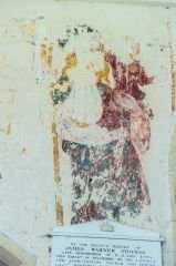 St Christopher medieval wall painting