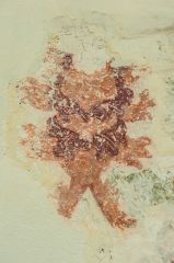 A fragment of medieval wall painting