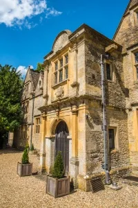 The 17th century entrance