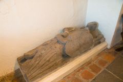 The huge 13th-century effigy of a knight