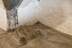 Effigy of a tonsured churchman