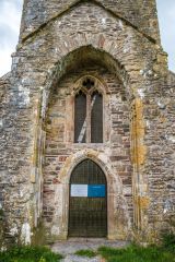 The blocked Tower arch, facing west