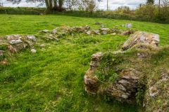 Remains of the chancel wall