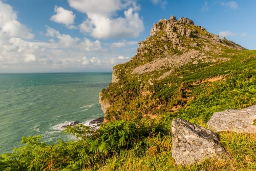 Sea cliffs, Valley of Rocks
