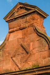 The west face of the arch