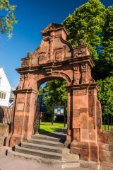 Another view of the east facade