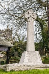 The village war memorial