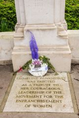 Emmeline Pankhurst memorial inscription