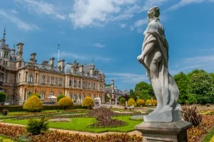 The formal parterre gardens