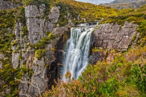 The waterfall from above