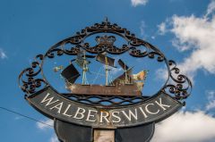 The Walberswick village sign